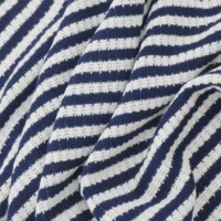AiNear vente en gros de logo personnalisé Design Oem & Odm Fashion Short Sleeve Crew Neck Striped t Shirt Men's Cotton Knit Pullover Sweater