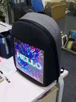 APP Teléfono móvil Programable Pantalla a todo color Mochila Bolsa LED digital Pantalla LED P3.75 64X64pixels