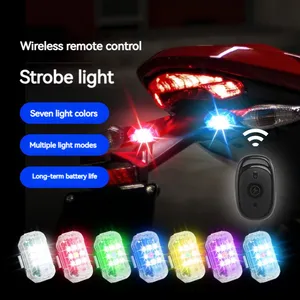 Wholesale car Accessories new design Remote Control 7 Colors USB Mini Rgb Led Flash Warning Light for car motorcycle UAV