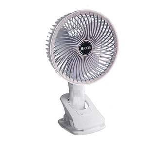Ventilador de Clip Súper Portátil, Motor de CC de 5 W, Batería Recargable, Uso en Oficina y Escritorio con Manos Libres - Product Image 1
