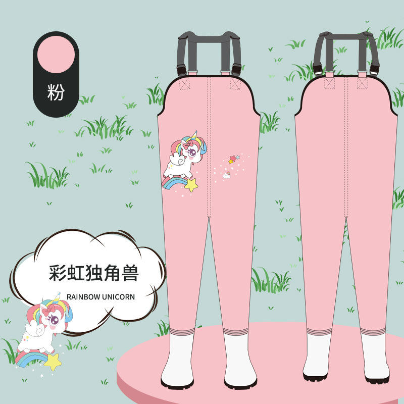 ยูนิคอร์นสีรุ้งสีชมพู [ผ้า PU อัพเกรดใหม่ ไร้กลิ่น]