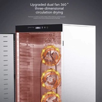 24-bakjes Elektrische Digitale Voedseldroger Grote Capaciteit Commerciële Fruit- & Groente Droogmachine