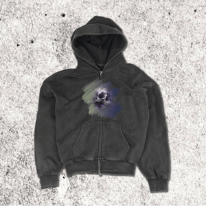 Sudadera con capucha de felpa lavada de invierno para hombre con patrón de letras impresas digitales Sudadera con capucha ecológica transpirable - Product Image 4