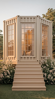 Capsule spatiale préfabriquée moderne 2026 écologique à énergie solaire – Matériaux de conteneur modulaire pour appartement, hôtel, glamping