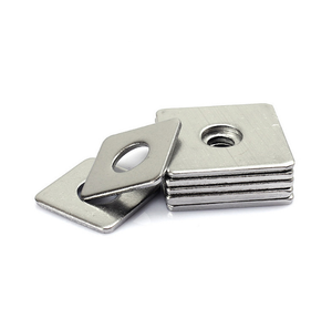 Phạm vi Vật liệu M12 18mm thép không gỉ vuông máy giặt SS304 SS316 phẳng vuông máy giặt - Product Image 3