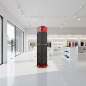 Support d'affichage mobile léger à un seul côté personnalisé, support rotatif à trois côtés pour les étuis de téléphone pour les épiceries - Product Image 6