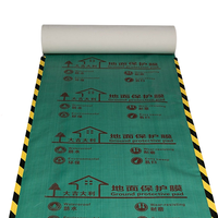 Usine directe de haute qualité jetable carreaux de céramique Film protecteur étanche à l'humidité résistant aux cendres facile à nettoyer tampon de Protection de sol