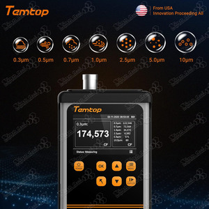Compteur de particules portable Temtop PMD331, détecteur de poussière, détecte les particules de 0,3 m à 10 m, détection de la qualité de l'air - Product Image 2