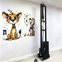 2026 3D 5D 7D Efek Printer Robot Dinding Vertikal 3D untuk Kaca dan Lantai, Printer Dinding Berkecepatan Tinggi UV untuk Dekorasi Arsitektur