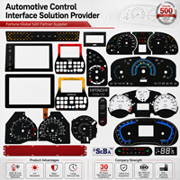 Autocollant de panneau de clavier à membrane graphique personnalisé pour compteur de vitesse automobile