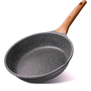 Modern Ceramic Marble Coated Pot <b>Pans</b> Bakelite Handles Non-Stick Aluminum Cookware Die <b>Cast</b> Frying <b>Pan</b> Eco-Friendly Gas - Product Image 1