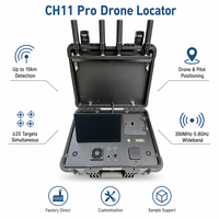Terminal de détection de drones à identification à distance CH11 Pro Passif GB42590 ASTM F3411 avec lecture de trajectoires et carte électronique multi-cibles 10,1 pouces