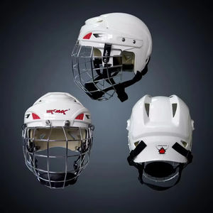 Casques de protection sportifs fabriqués en acier A3, casque de hockey sur glace avec cage, équipement de protection de la tête et du visage en acier pour joueur de hockey sur gazon - Product Image 6