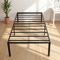 Günstigstes Klappbares Bettgestell Einfaches Eisen-Einzelbett Heimbett Metallbett Modulares Schmiedeeisenbett