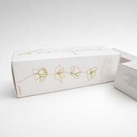 Boîte à cosmétiques en papier enduit écologique avec logo personnalisé, certifiée FSC, emballage de luxe en carton rigide pour produits de soin de la peau en gros