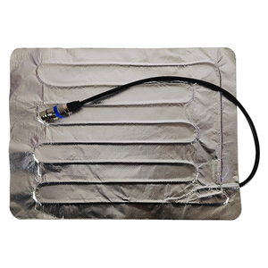 แผ่นทำความร้อนซิลิโคนแบบพับได้ 12V DC สำหรับกระเป๋าส่งอาหาร แผ่นทำความร้อนพิซซ่า สำหรับอุ่นอาหาร - Product Image 6