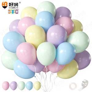 Bóng bay trang trí tiệc lễ hội trẻ em 12 inch, 2.8 gram, 100 quả/gói, màu sắc cổ điển cao cấp, màu xanh lá cây trái cây - Product Image 3