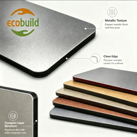 Panneaux composites en aluminium Alucobond de haute qualité 4x8 pieds, 3 mm à 7 mm, couleur argent, pour murs extérieurs et enseignes de devanture