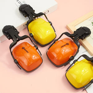 Audífonos <span class=keywords><strong>de</strong></span> Reducción <span class=keywords><strong>de</strong></span> Ruido Estilo <span class=keywords><strong>Casco</strong></span> <span class=keywords><strong>de</strong></span> <span class=keywords><strong>Seguridad</strong></span>, <span class=keywords><strong>de</strong></span> Plástico Reutilizable, para Protección Auditiva en Obras <span class=keywords><strong>de</strong></span> Construcción - Product Image 1