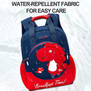 Nuovo Zainetto <span class=keywords><strong>Asilo</strong></span> Nido Staccabile a Forma di Dinosauro Cartone Animato, Antifurto, con Chiusura a Cerniera e Logo Stampato - Product Image 3