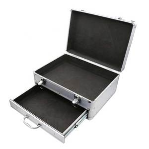 Estuche de Almacenamiento Portátil Multiherramienta con Cajones de Aluminio, Organizador de Maletas para <span class=keywords><strong>Herramientas</strong></span> de Vehículos, Caja de <span class=keywords><strong>Herramientas</strong></span> Portátil - Product Image 2