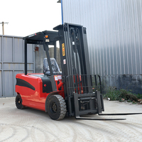 Forklift Listrik Mini Portabel Teleskopik 4WD 3-4 Ton LEAD LD-30EF Buatan Pabrik Cina (Aki Timbal Asam)