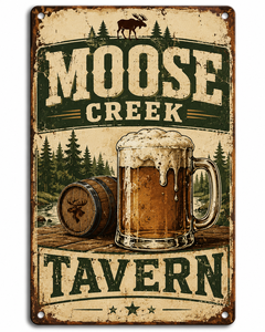 Plaque Métallique OEM 8x12 Pouces Personnalisée Décoration Murale Industrielle Bar Bière Affiche Vente <span class=keywords><strong>en</strong></span> Gros Usine pour <span class=keywords><strong>Diner</strong></span>, Taverne, Pub, Usage Commercial - Product Image 1