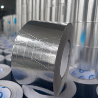 Ruban adhésif en aluminium renforcé FSK de 50 mm 30 µm pour applications d'isolation thermique
