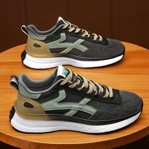 <span class=keywords><strong>Zapatillas</strong></span> de Lujo de Diseñador, Casuales y Modernas con Cordones para Hombre, de Cuero Genuino a Rayas, Talla 45; <span class=keywords><strong>Zapatillas</strong></span> de Moda para <span class=keywords><strong>Mujer</strong></span>, Versátiles para Correr - Product Image 2