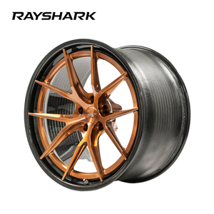Jantes en fibre de carbone forgées sur mesure RS, 2 pièces, légères, 5x112 5x120.65 5x130, 20 pouces, pour C8 R8 - Product Image 2