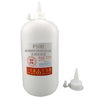 P500 Colle liquide forte à séchage rapide, très vendue, pour épingles à cheveux, plastique, métal, élastiques et jouets, 1kg