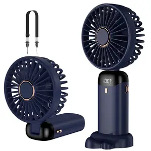 HOULI 2000mah Mini Portable Usb Small Fans Rechargeable Standing Handheld Ventilador Ventilateur Fan Ventilador Portatil