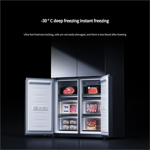 Réfrigérateur <span class=keywords><strong>Xiaomi</strong></span> Mijia 508L à portes croisées, sans givre, refroidissement par air, réfrigérateur intelligent, contrôle par application, économie d'énergie, appareil électroménager - Product Image 3