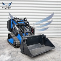 NIMBUS Bersertifikasi ISO, Chassis Tahan Lama, Skid Steer Loader, Berjalan Lancar, Pencarian Agen Global untuk Skid Steer Loader