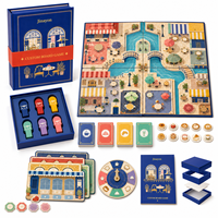 Jeu de société de planification de canaux européens personnalisé, jeu de stratégie de café en carton couleur pour les éditeurs