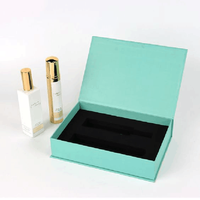 Couvercle et base personnalisés Emballage de parfum de 30ml 50ml pour cadeau de luxe Boîte à lunettes pour flacon de parfum avec insert en mousse