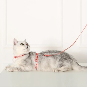 Ensemble <span class=keywords><strong>harnais</strong></span> et laisse <span class=keywords><strong>pour</strong></span> chiens de compagnie réglable chat chiot marche course sûre traction douce anti-évasion fournitures <span class=keywords><strong>pour</strong></span> animaux de compagnie <span class=keywords><strong>harnais</strong></span> ceinture - Product Image 5