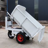 Chariot industriel électrique à quatre roues pour le transport de matériaux de construction, polyvalent pour les chariots OEM pour l'exploitation minière