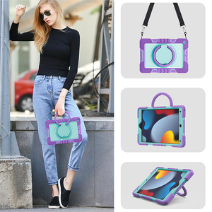 เคสกันกระแทกสำหรับ iPad รุ่นที่ 9 ขนาด 10.2 นิ้ว, เคสแท็บเล็ตแบบแข็งแรงทนทานพร้อมขาตั้งหมุนได้และที่เก็บปากกา - Product Image 2