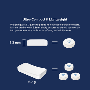 Posicionamento Interior Ble Ibeacon Faixa Pessoa Ble 5.0 Capacete Beacon Inteligente Bluetooth Beacon Tag para Sites de Construção Subterrânea - Product Image 4