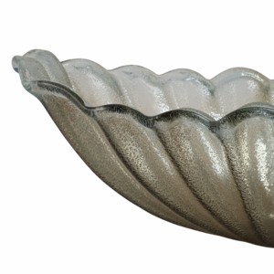 Ciotola ovale in vetro per tavolino da caffè e piano cucina, centrotavola decorativo di lusso - Product Image 5