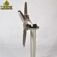 Base de table pliante extérieure en aluminium Support de meuble de restaurant café pliable et durable