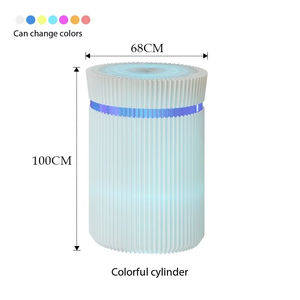 Nuevo Exhibidor Cilíndrico de Moda con Iluminación, Vitrina Comercial para Almacenamiento y Exhibición de Adornos - Product Image 6