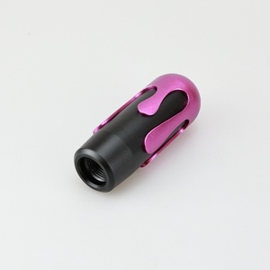 Xuanba Pommeau de levier de vitesse de voiture universel en alliage d'aluminium Style crème glacée Pommeau de levier de vitesse manuel Tête de levier pour voitures manuelles - Product Image 2