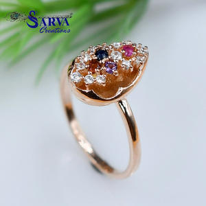 Anillo de Diseño Nuevo en Plata de Ley 925, Joyería Fina, Anillos Personalizados, Fabricante de Joyería Sarva Creation Jaipur - Product Image 2