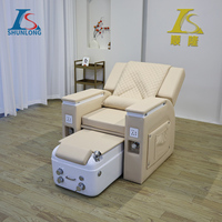 Chaise moderne de luxe pour salon de beauté manucure équipement de manucure fauteuil de massage des pieds pédicure avec fonction de surf léger canapé-chaise