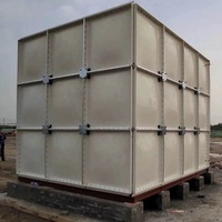 50 Kubikmeter Glasfaserverstärkter Kunststoff SMC Trinkwassertank Tragbarer Wasserspeichertank