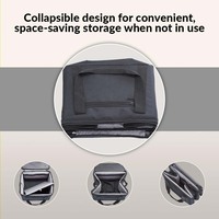 Tas Penyimpanan Portabel Anti Guncangan untuk Printer Thermal A4 Poliester Sederhana Terbaru, Ukuran 5 Inci, dengan Ritsleting, Sampel Gratis