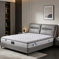 Matelas hybride à ressorts et mousse à mémoire de forme King Size, absorption des chocs, sans bruit, respectueux de la peau, matelas pour dormir toute l'année