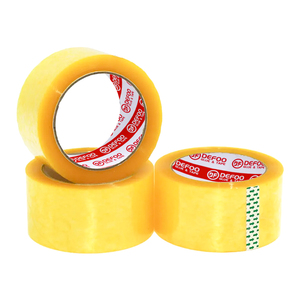 Ruban <span class=keywords><strong>adhésif</strong></span> acrylique <span class=keywords><strong>double</strong></span> <span class=keywords><strong>face</strong></span> BOPP haute transparence 48 mm, étanche, sensible à la pression, pour scellage de cartons, vente en gros directe usine, livraison gratuite - Product Image 4